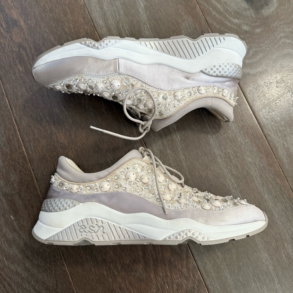 Ash Muse Beaded Sneakers Size 39 Retail $255
